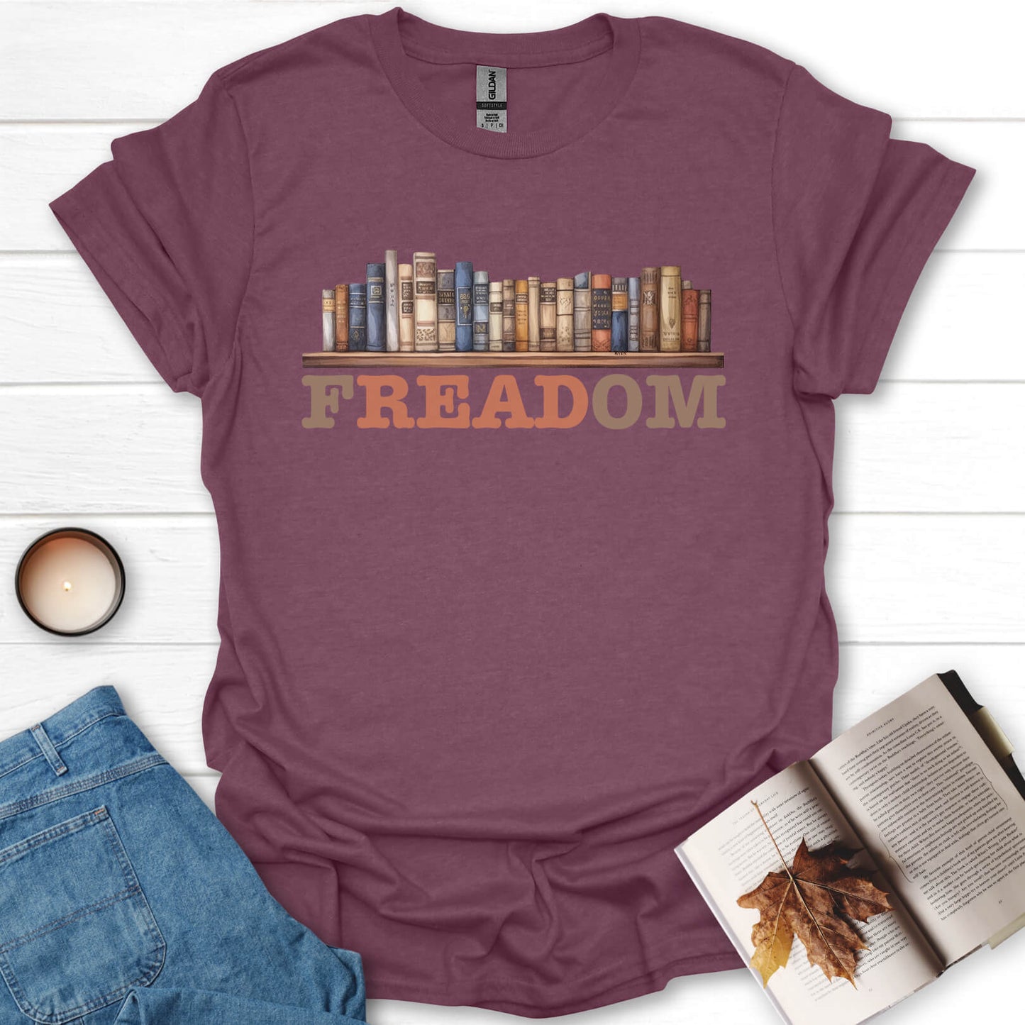 Freadom Book Reading T-Shirt