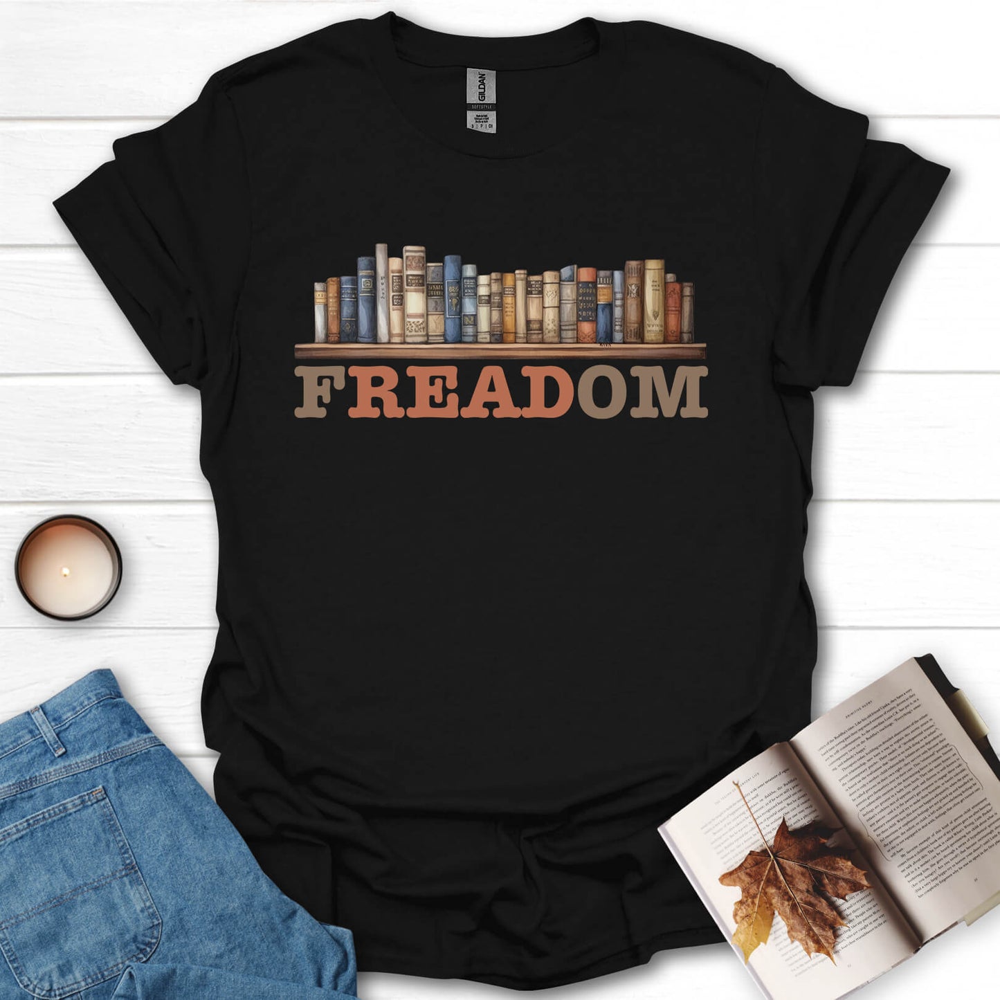 Freadom Book Reading T-Shirt