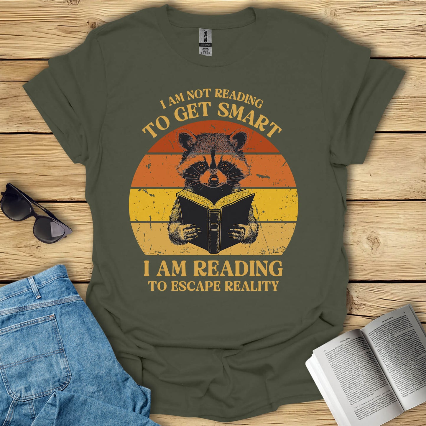 I Am Reading To Escape The Reality T-Shirt