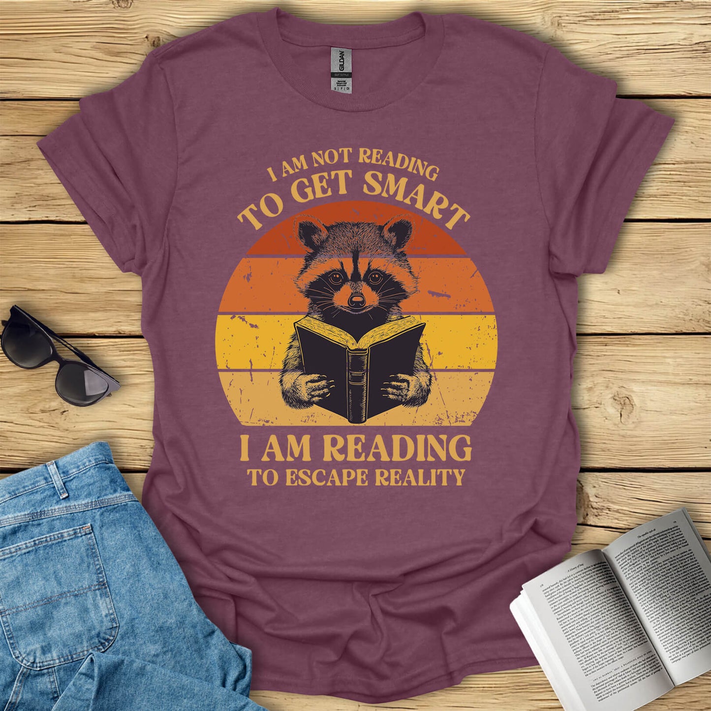 I Am Reading To Escape The Reality T-Shirt