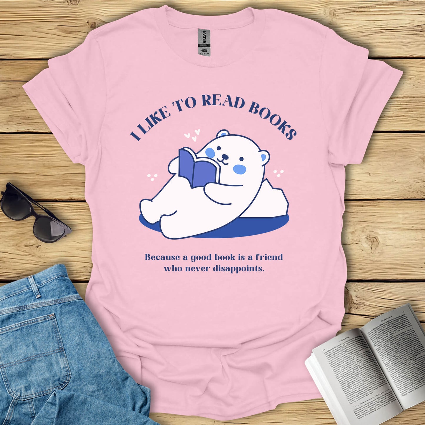 I Like To Read Books T-Shirt
