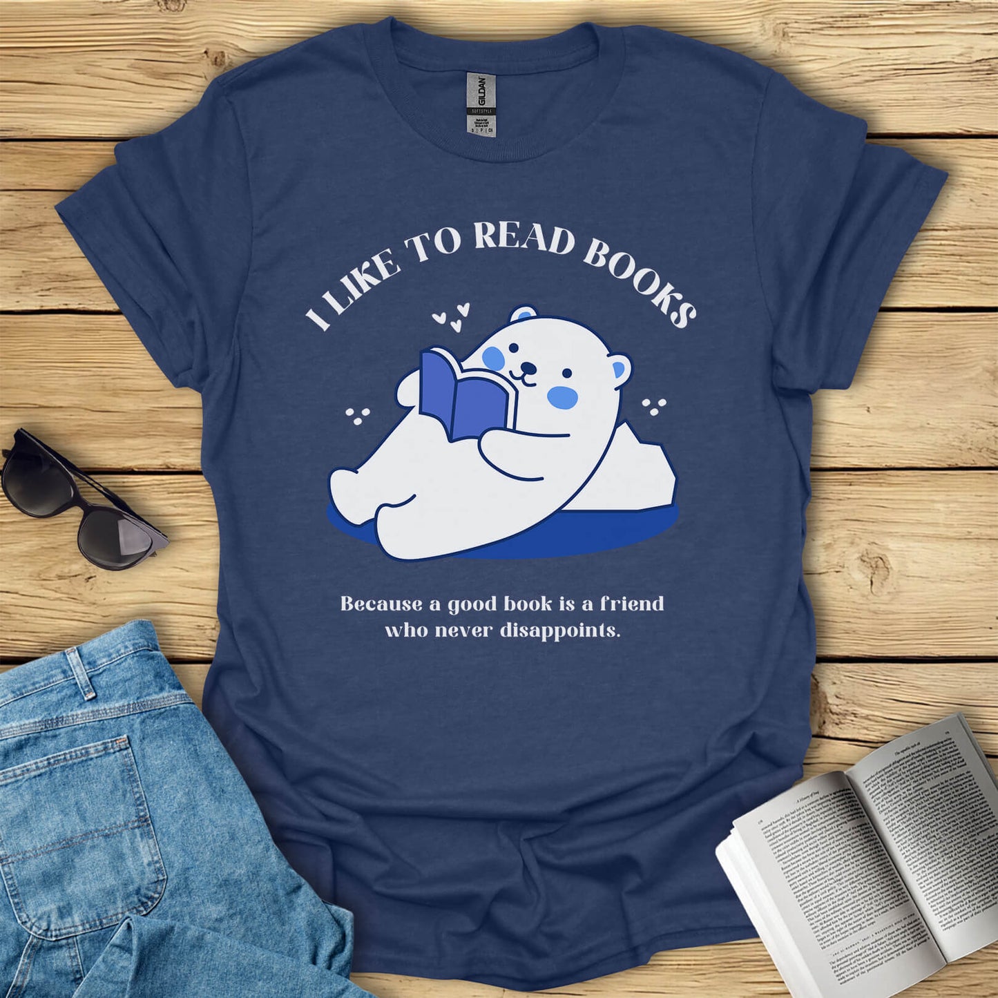 I Like To Read Books T-Shirt