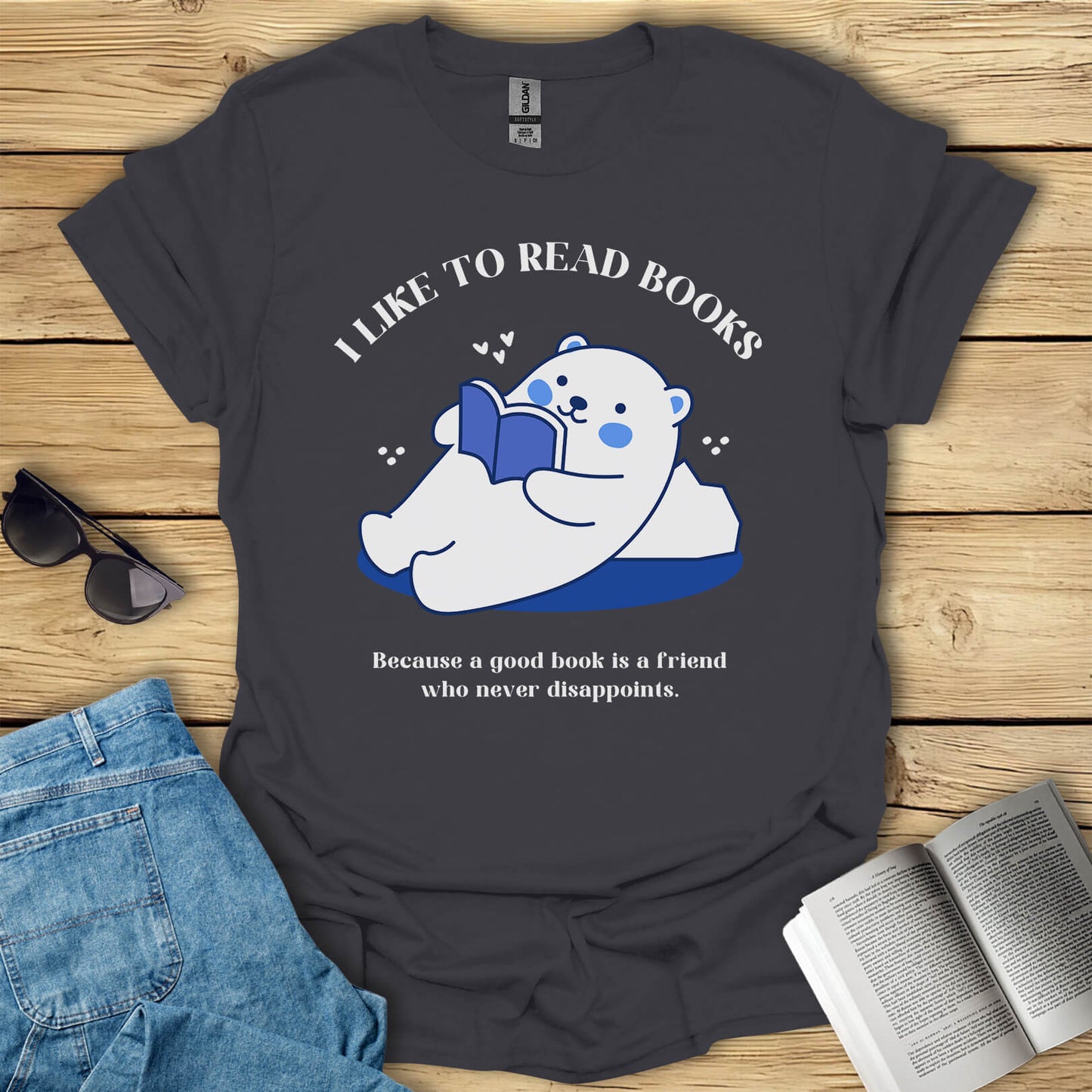I Like To Read Books T-Shirt