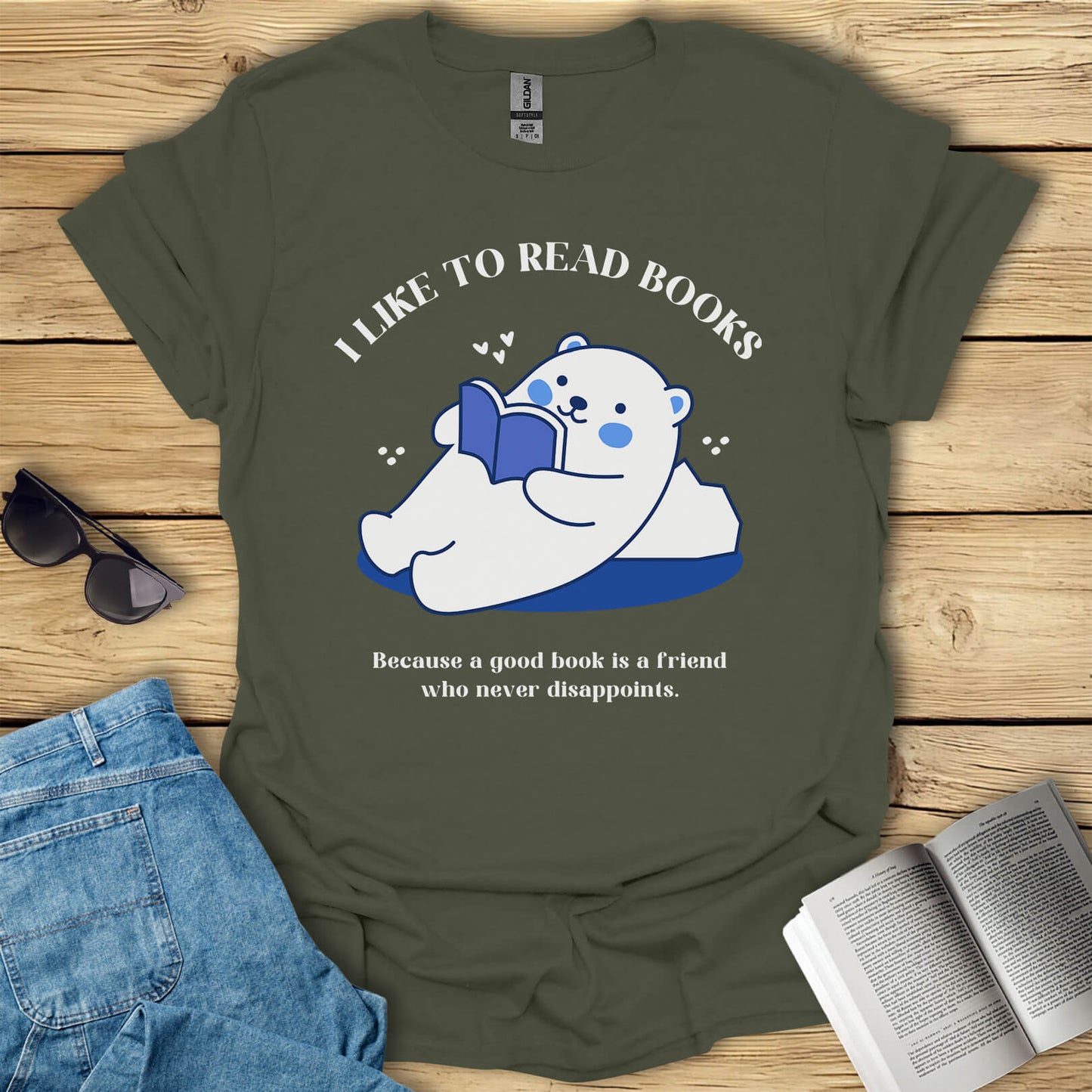 I Like To Read Books T-Shirt