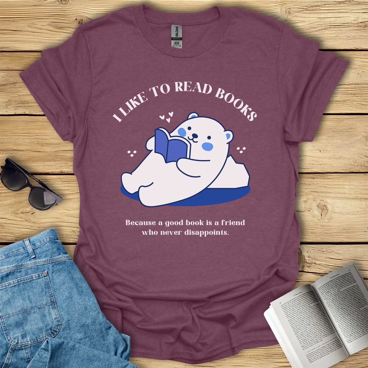 I Like To Read Books T-Shirt