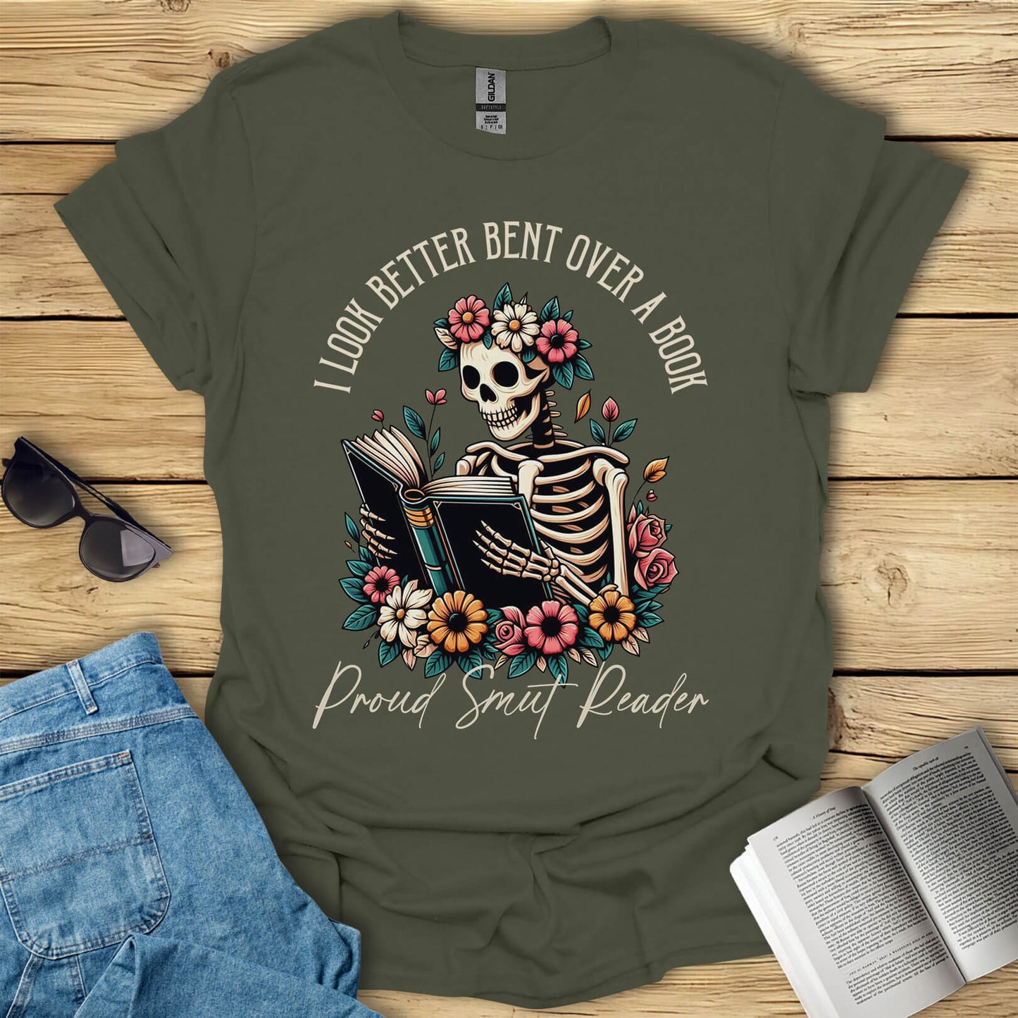 I Look Better Bent Over A Book Smut Books T-Shirt