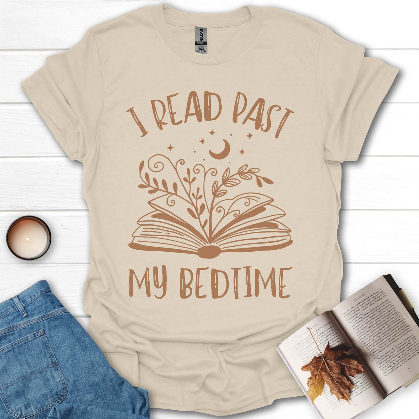 I Read Past My Bedtime Books T-Shirt