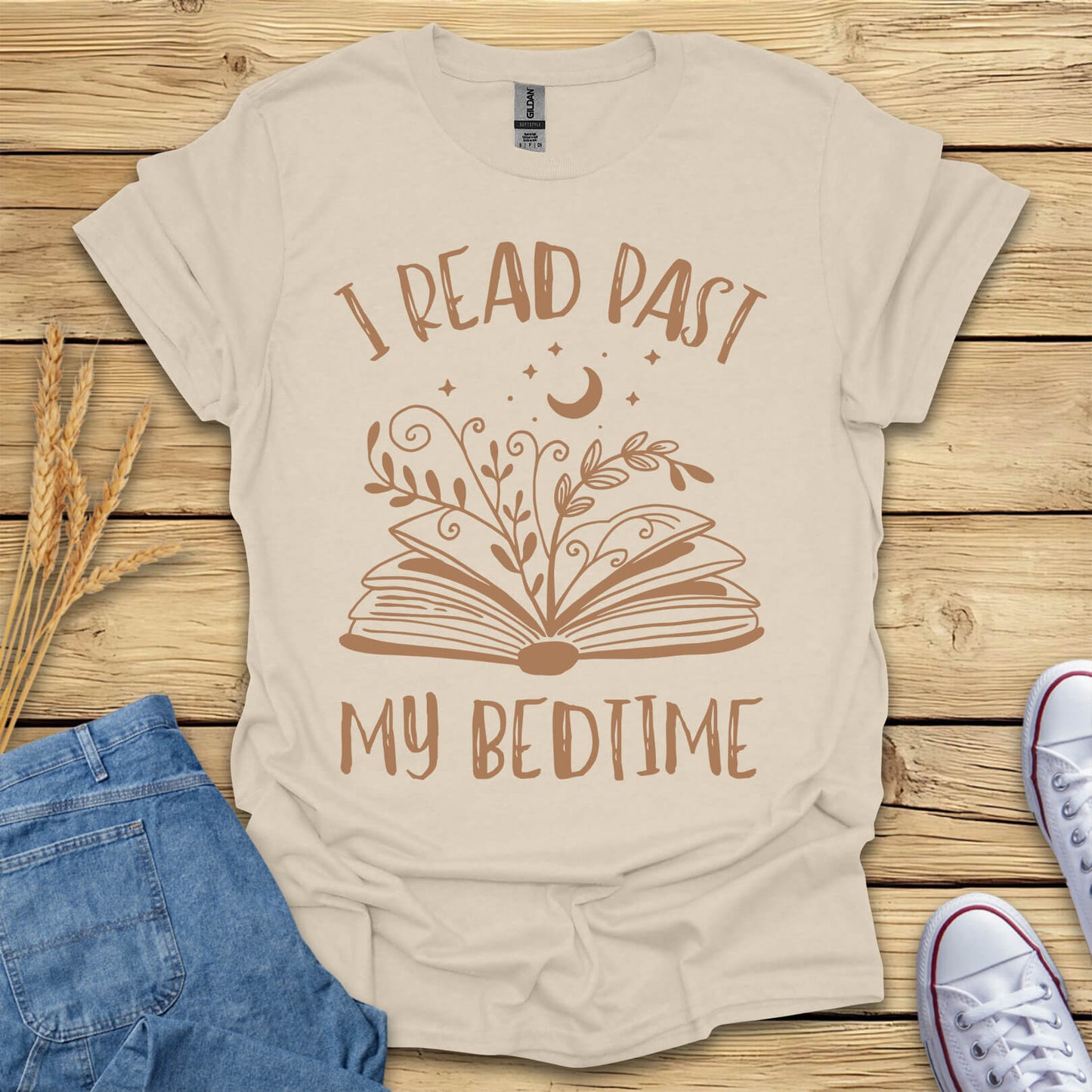 I Read Past My Bedtime Books T-Shirt