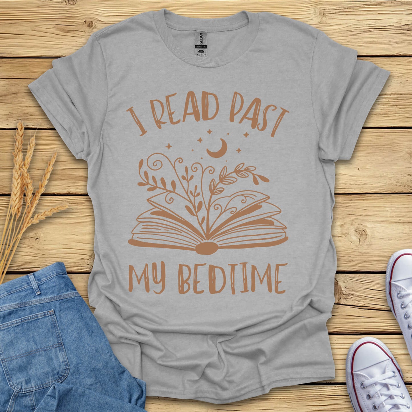 I Read Past My Bedtime Books T-Shirt