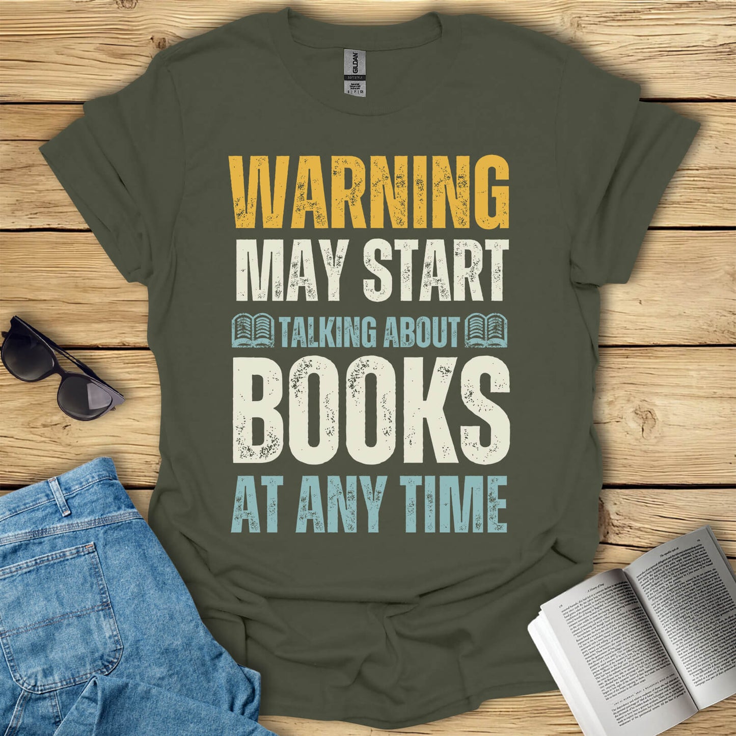 May Start Talking About Books T-Shirt