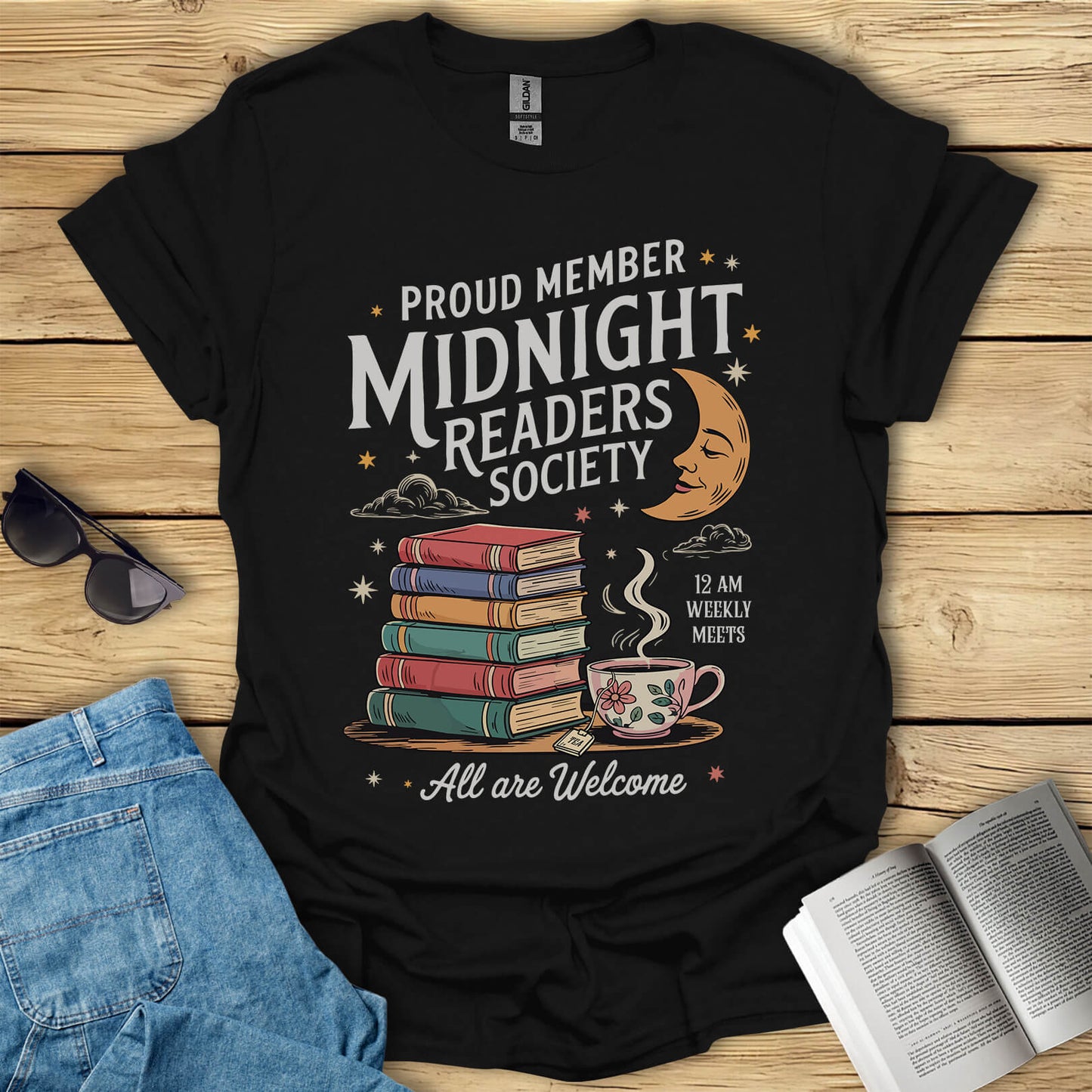Midnight Readers Society Book Lovers T-Shirt