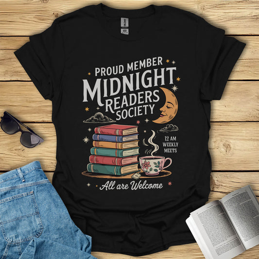 Midnight Readers Society Book Lovers T-Shirt