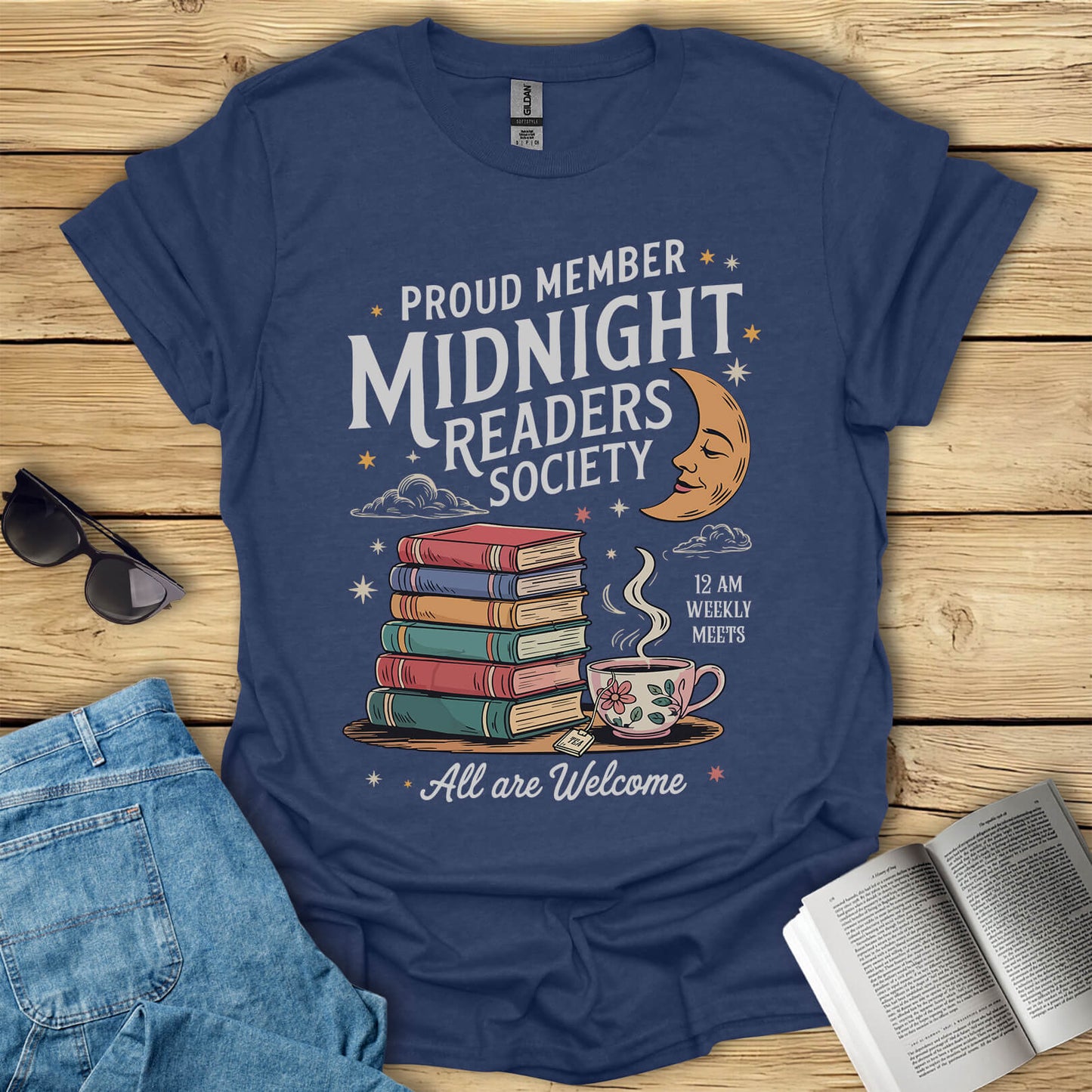 Midnight Readers Society Book Lovers T-Shirt