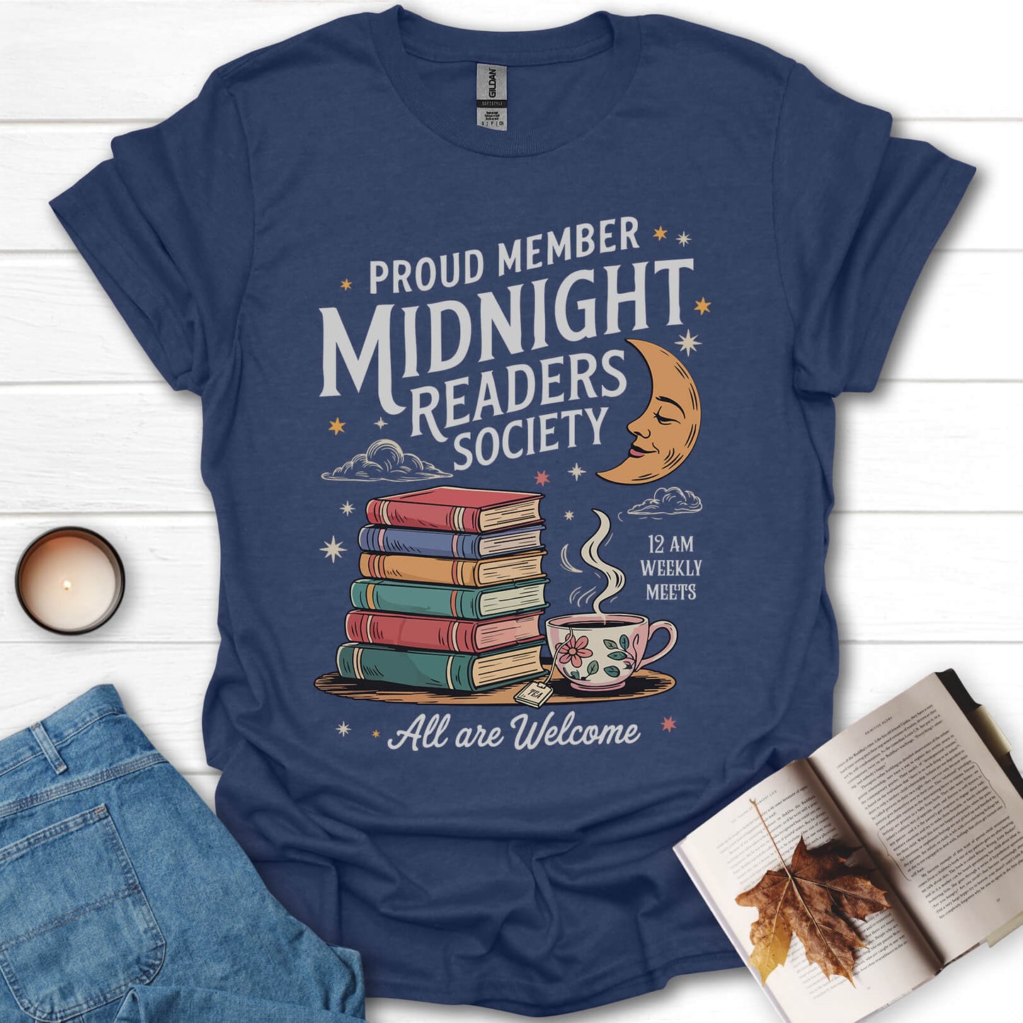 Midnight Readers Society Book Lovers T-Shirt