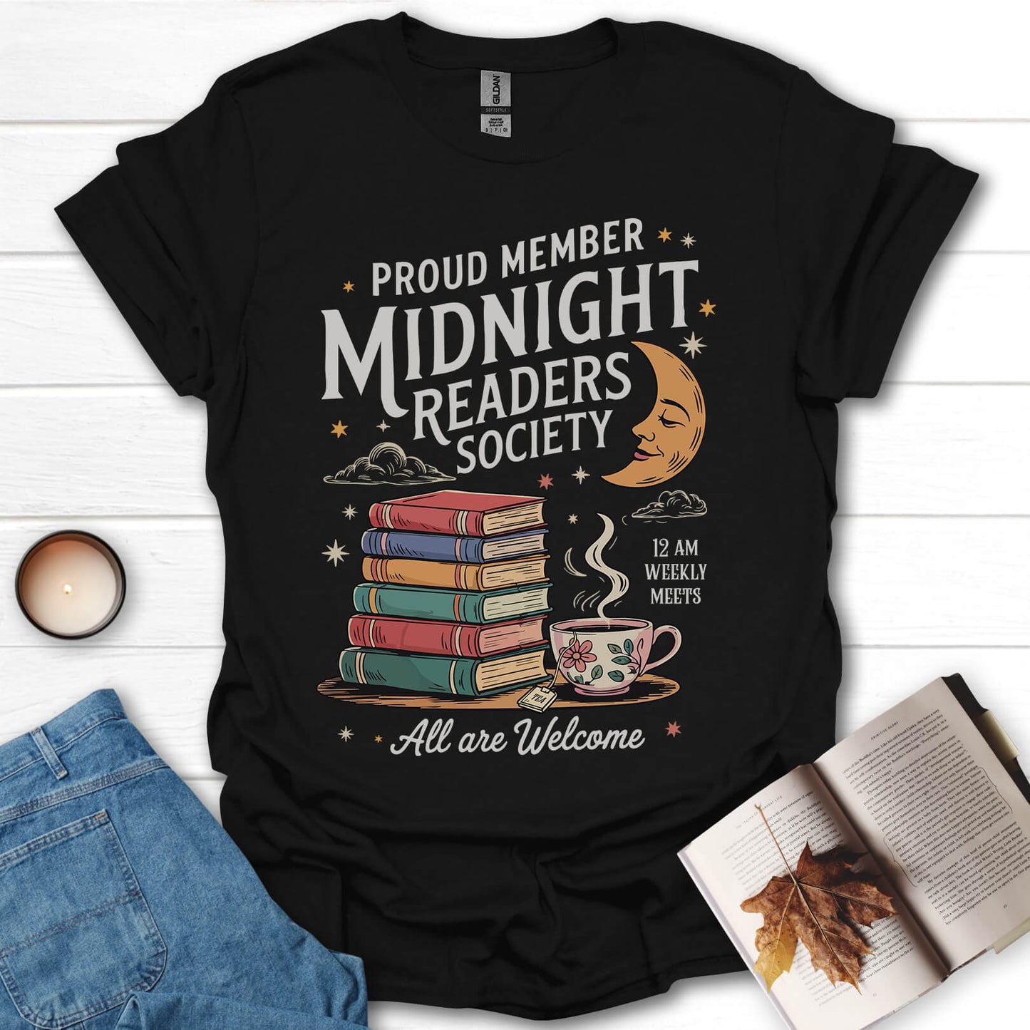 Midnight Readers Society Book Lovers T-Shirt