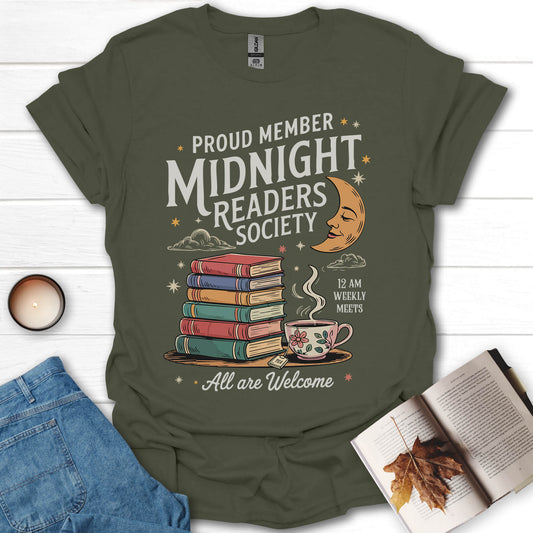 Midnight Readers Society Book Lovers T-Shirt
