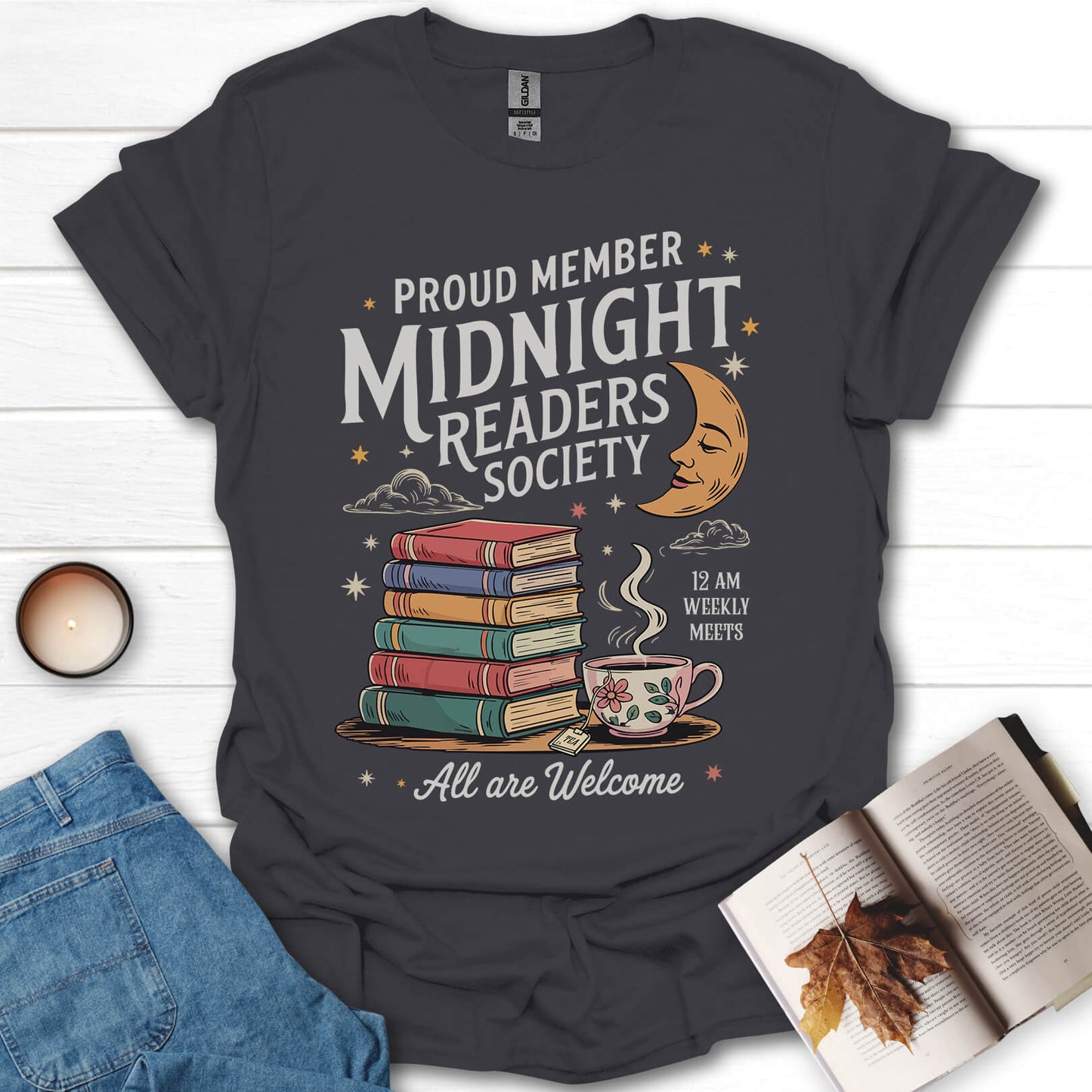 Midnight Readers Society Book Lovers T-Shirt