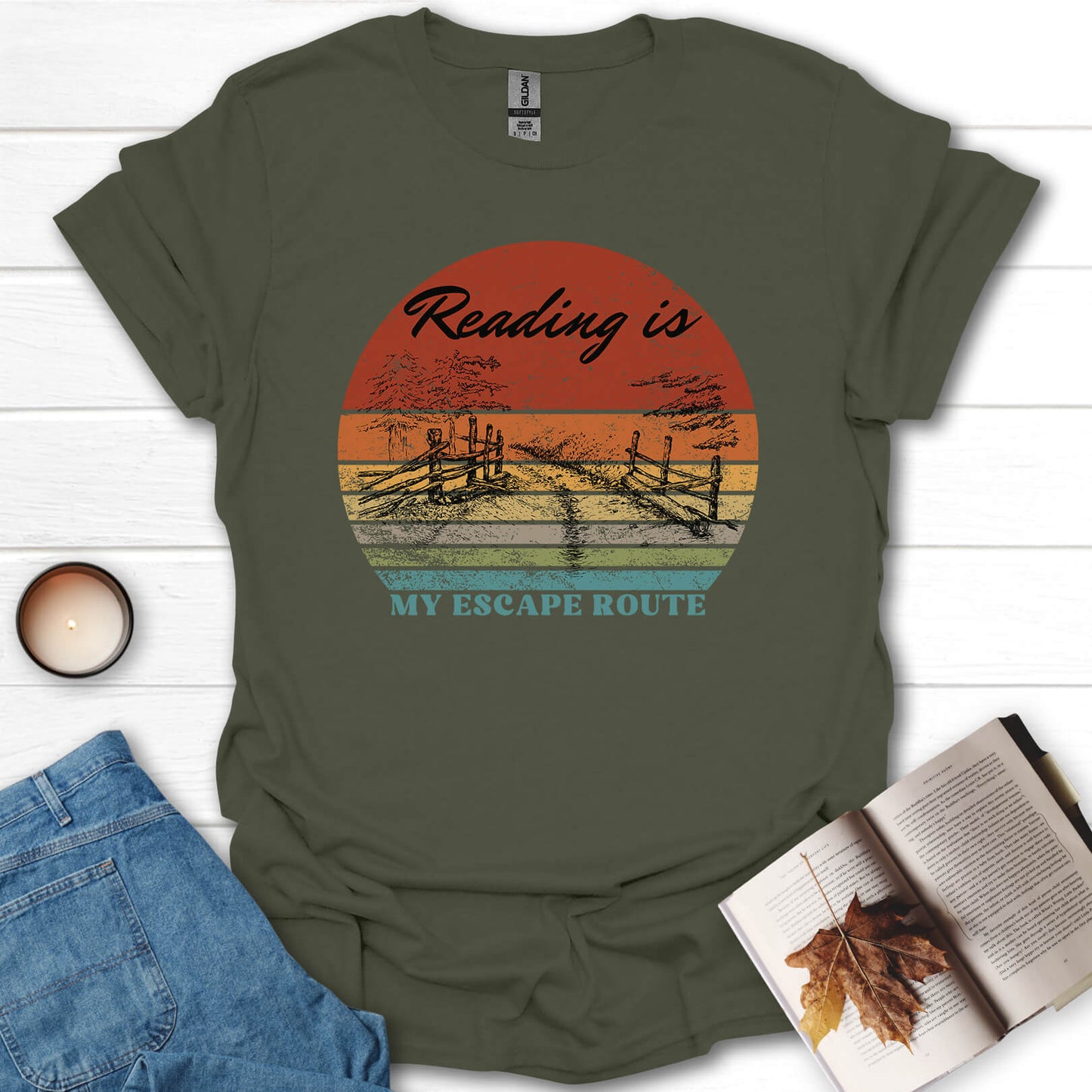 Reading Is My Escape Route T-Shirt