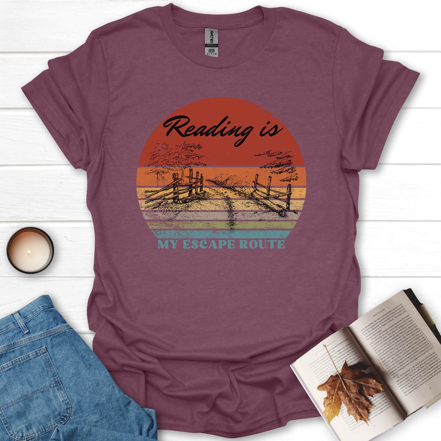 Reading Is My Escape Route T-Shirt