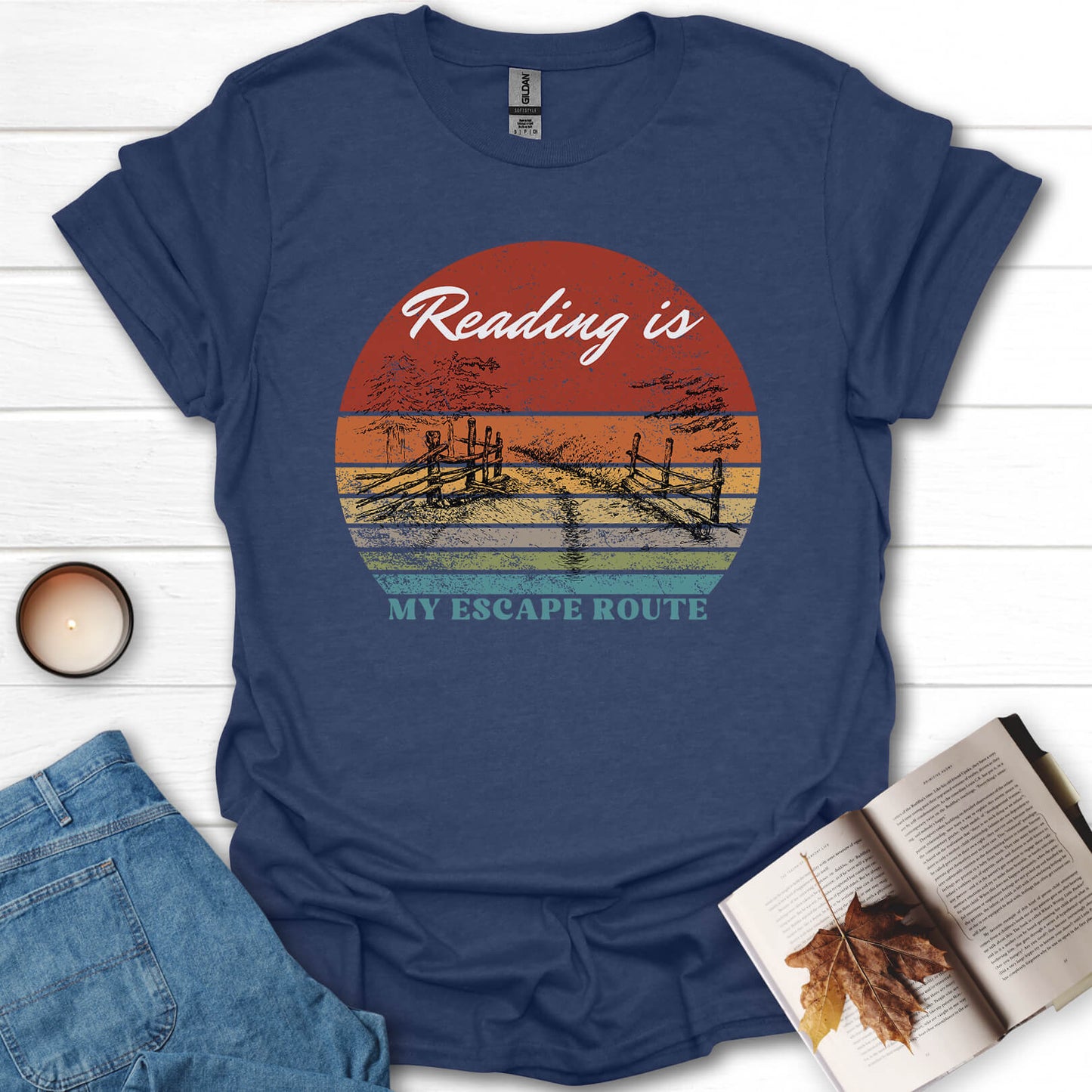 Reading Is My Escape Route T-Shirt