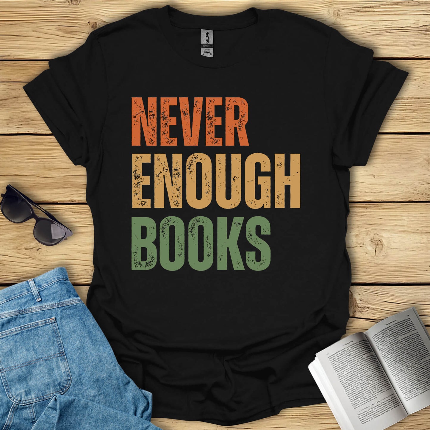 Never Enough Books T-Shirt