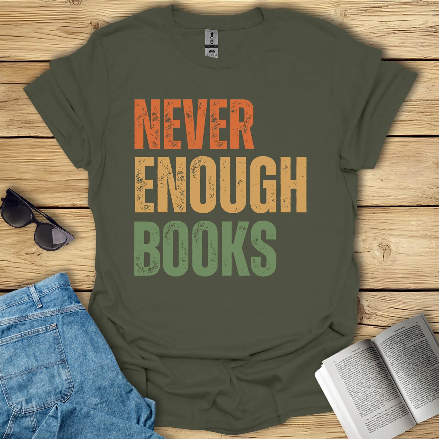 Never Enough Books T-Shirt