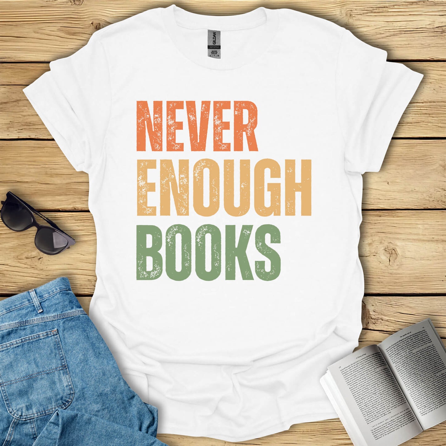 Never Enough Books T-Shirt