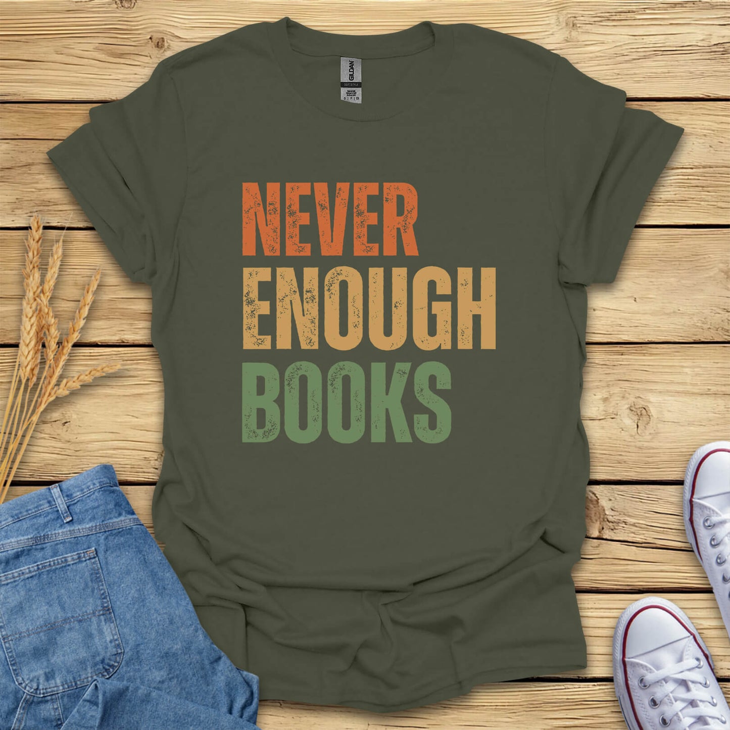 Never Enough Books T-Shirt