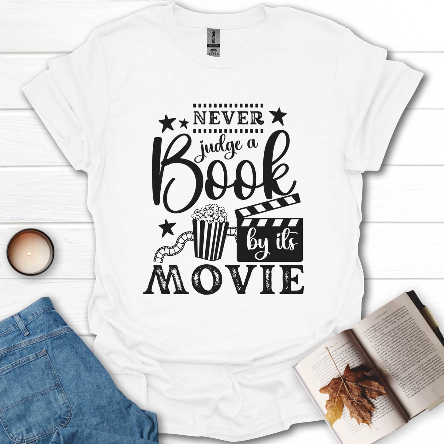 Never Judge A Book By Its Movie T-Shirt