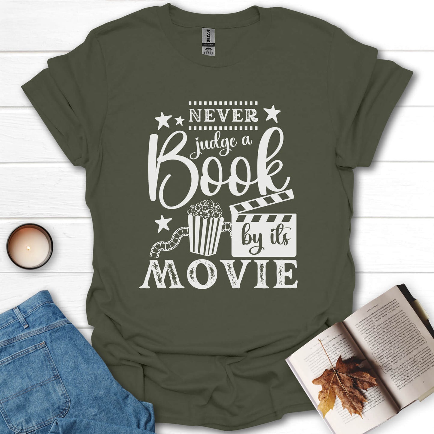 Never Judge A Book By Its Movie T-Shirt