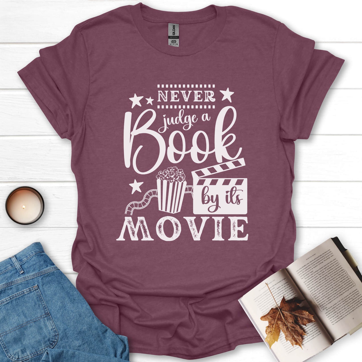 Never Judge A Book By Its Movie T-Shirt