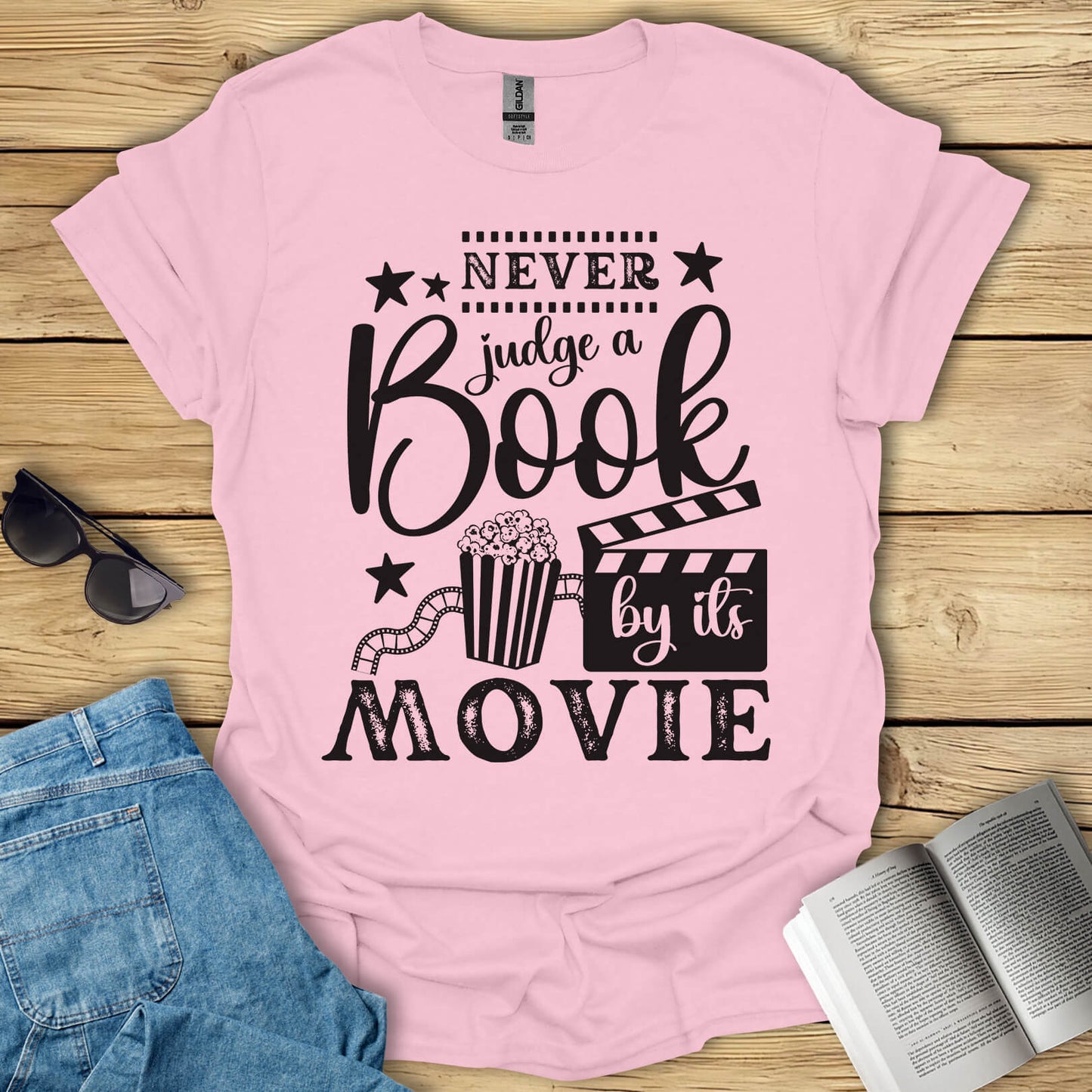 Never Judge A Book By Its Movie T-Shirt