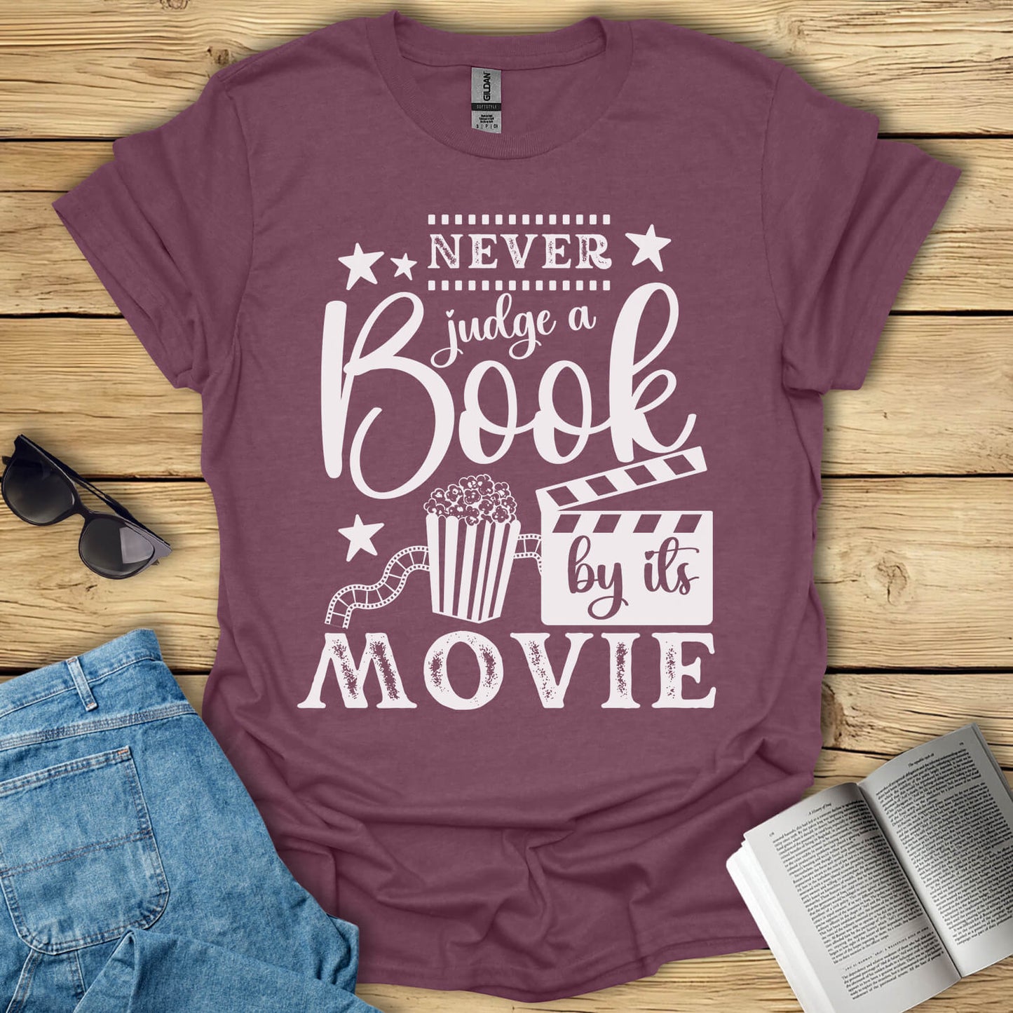 Never Judge A Book By Its Movie T-Shirt
