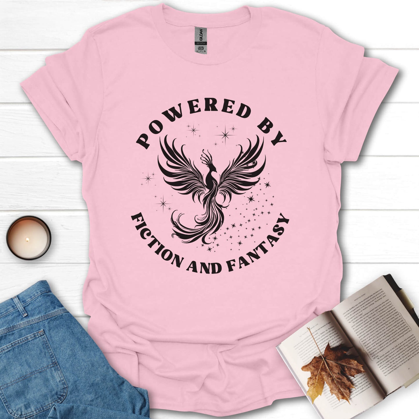 Powered By Fiction And Fantasy T-Shirt