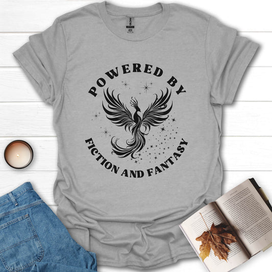 Powered By Fiction And Fantasy T-Shirt