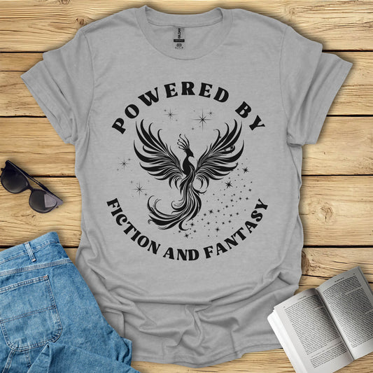 Powered By Fiction And Fantasy T-Shirt