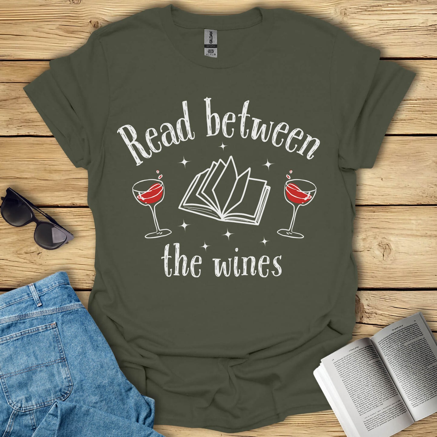 Read Between The Wines T-Shirt