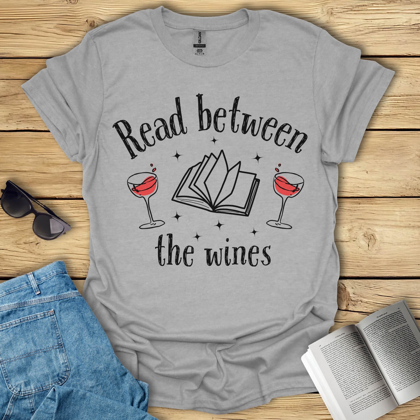 Read Between The Wines T-Shirt