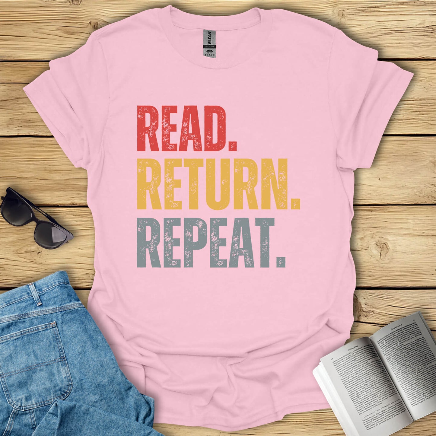 Read, Return, Repeat T-Shirt
