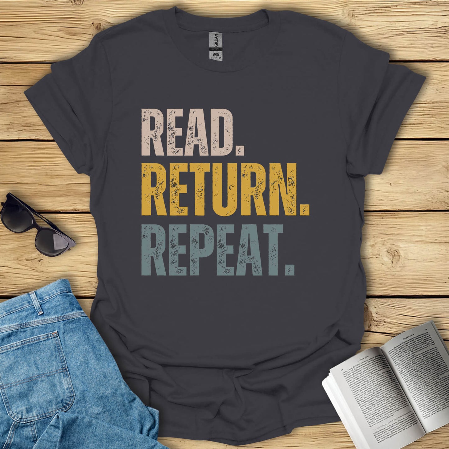 Read, Return, Repeat T-Shirt