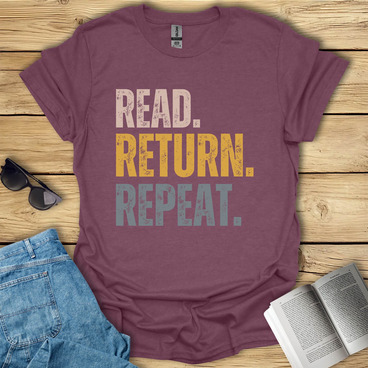 Read, Return, Repeat T-Shirt
