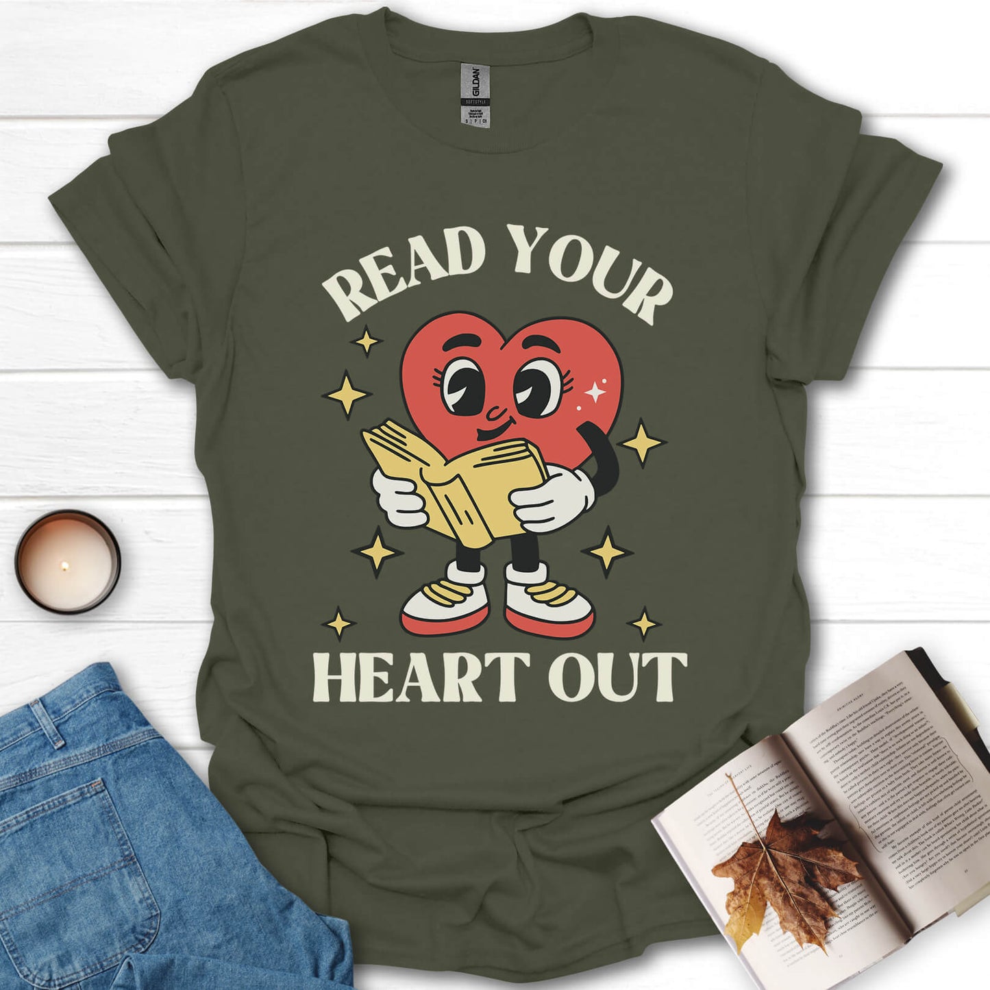Read Your Heart Out Book Lover T-Shirt