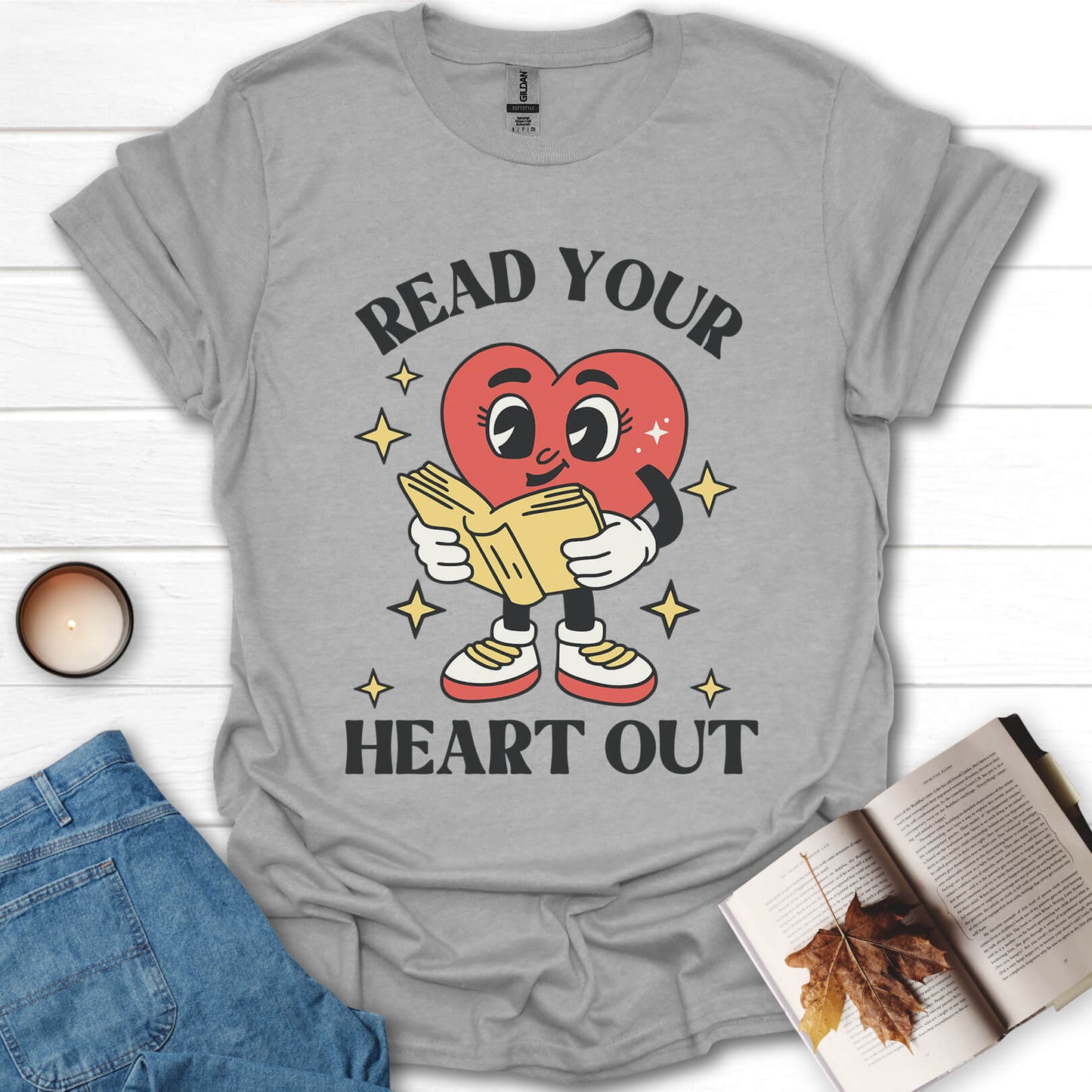 Read Your Heart Out Book Lover T-Shirt