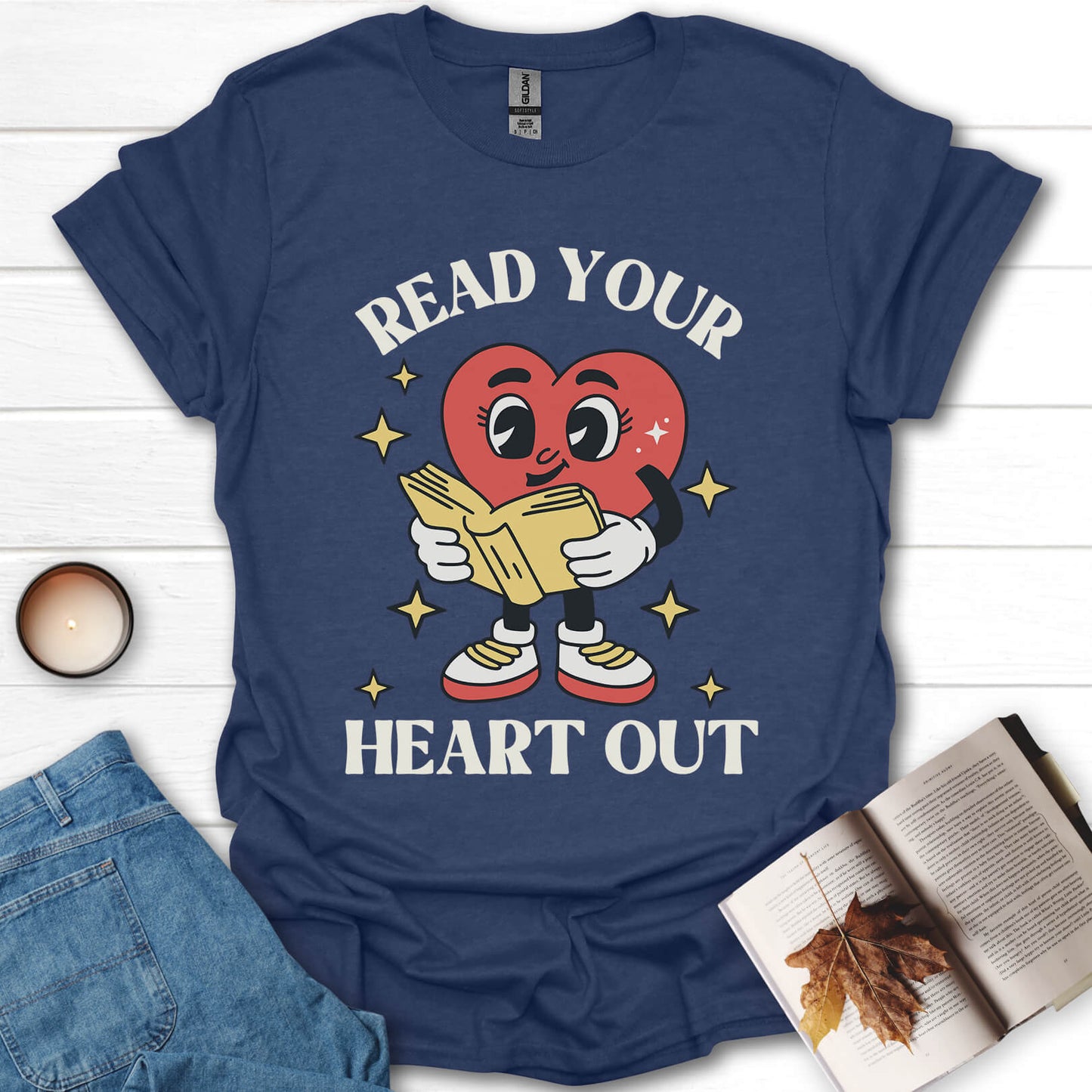 Read Your Heart Out Book Lover T-Shirt