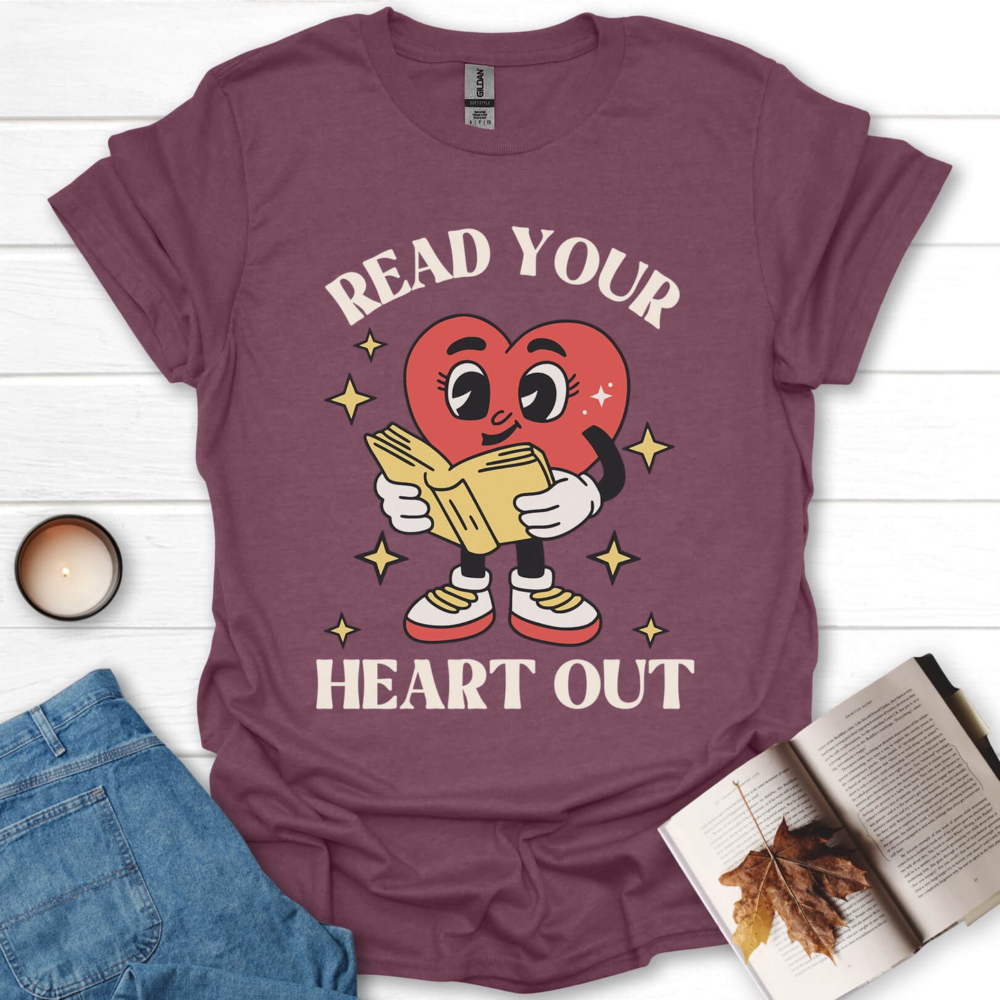 Read Your Heart Out Book Lover T-Shirt