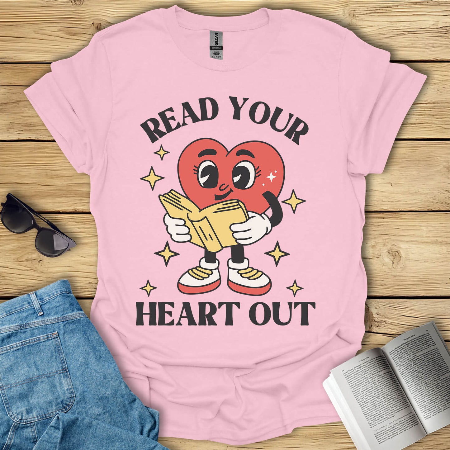 Read Your Heart Out Book Lover T-Shirt