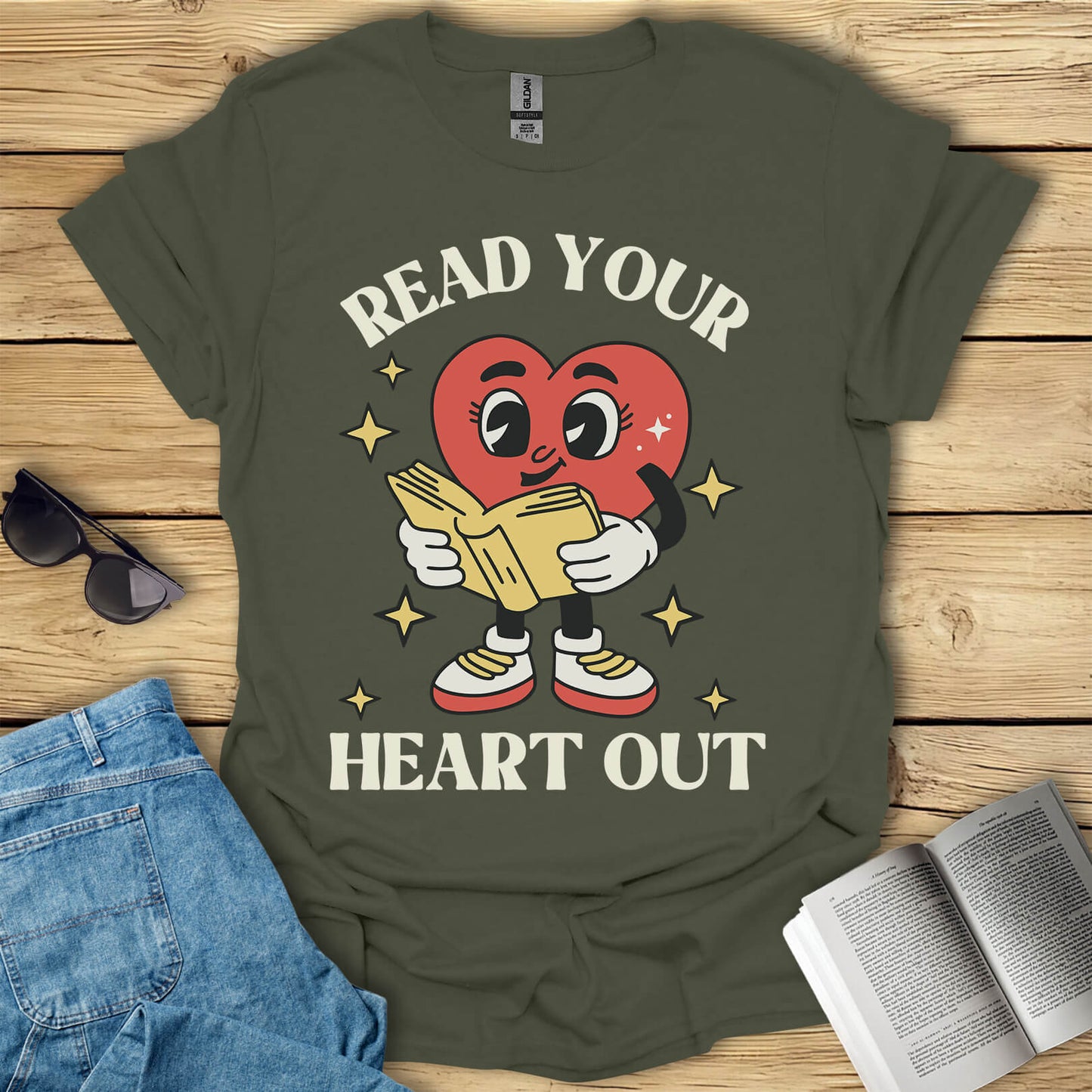 Read Your Heart Out Book Lover T-Shirt