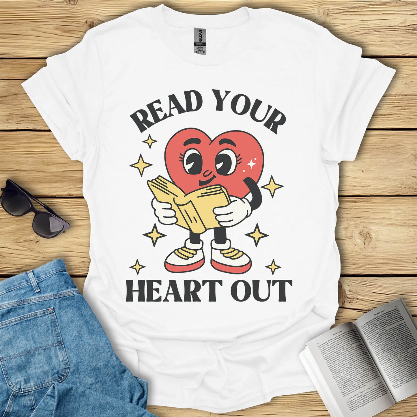 Read Your Heart Out Book Lover T-Shirt