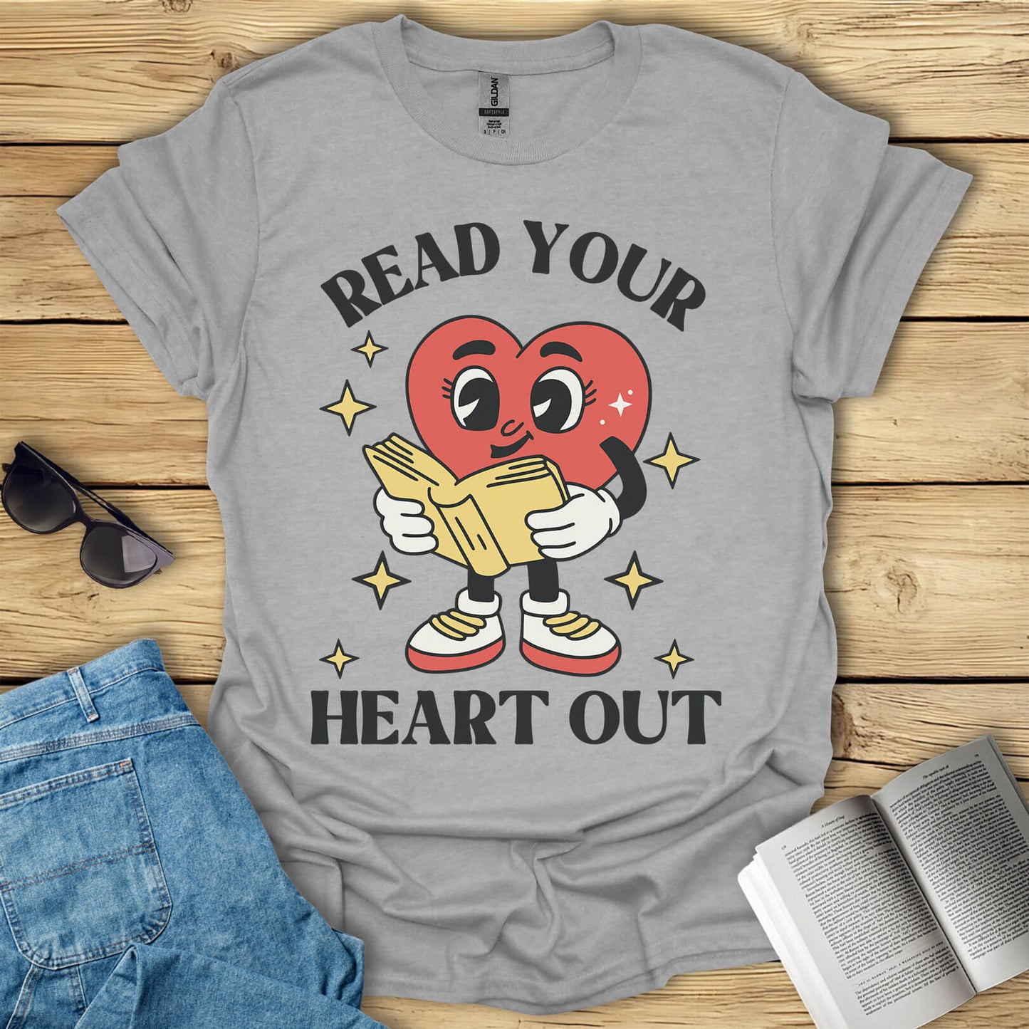 Read Your Heart Out Book Lover T-Shirt