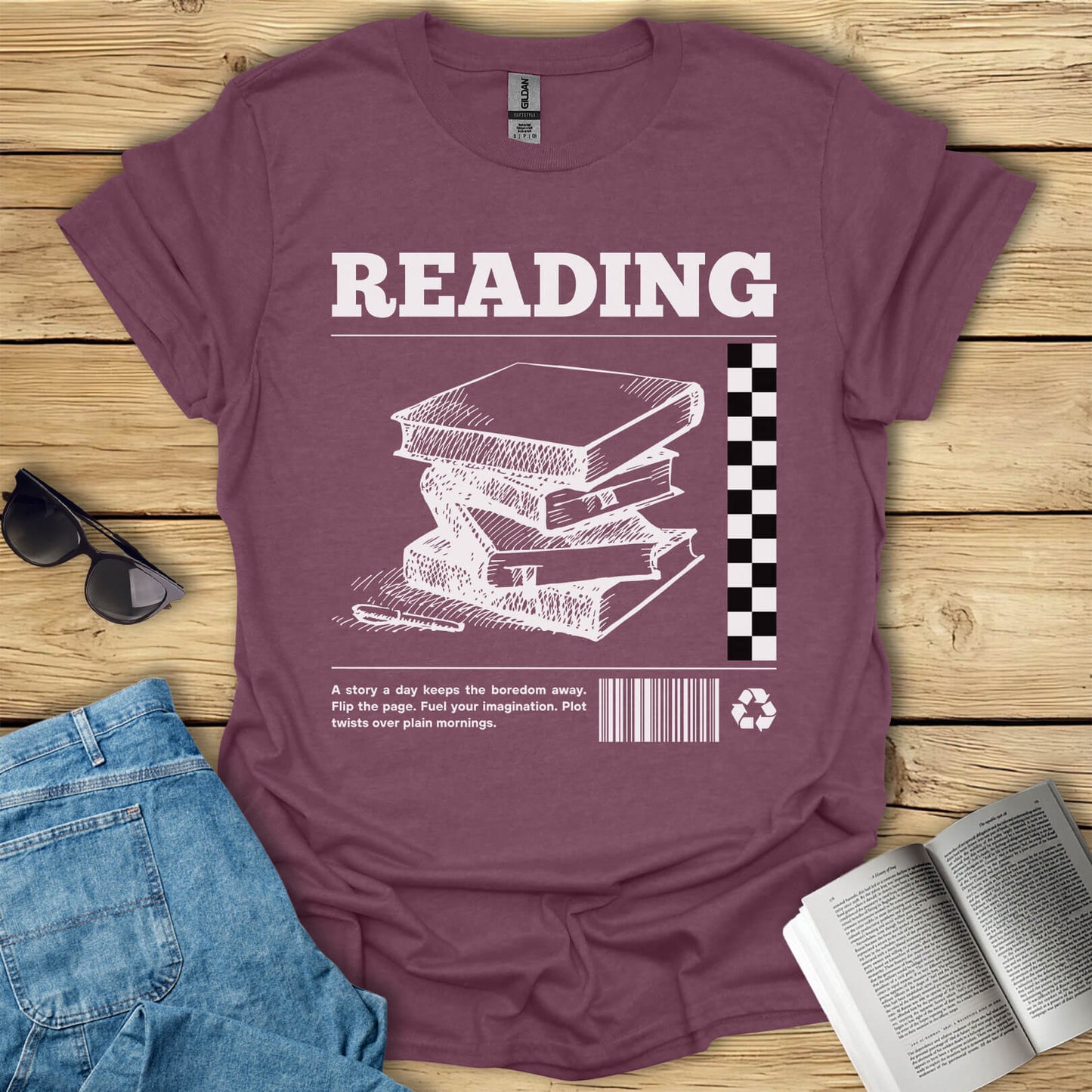 Reading Book Lover T-Shirt